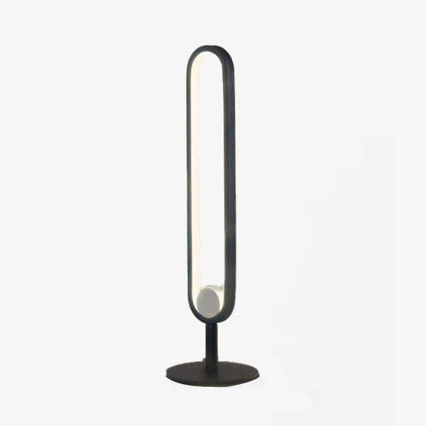 Lampe déco LED silhouette métal anneau intérieur