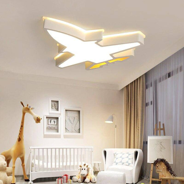 Univers Fusée Plafonnier Étoiles Lumières Pour Enfants E27 Bois Artisanat  Verre Éclairage Ultra-Mince Blanc Lampe À LED Chambre De Bébé Chambre Salon  Chambre D'enfants Dessin Animé Lumières Lustre : : Luminaires et