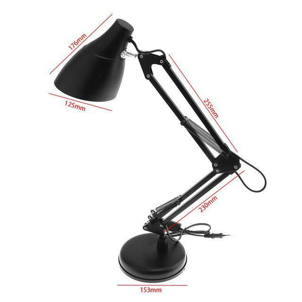 BEL AIR HOME - Lampe de bureau Megara 1xE27, lampe pince puissante, lampe  de chevet pince lit, petite lampe bureau, lampe à pince, lampe orientable