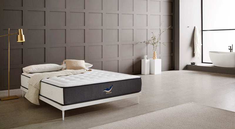 matelas hybride premium à ressorts ensachés haute durabilité et confort