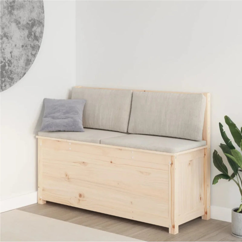 banc en bois avec rangement pratique pour votre intérieur