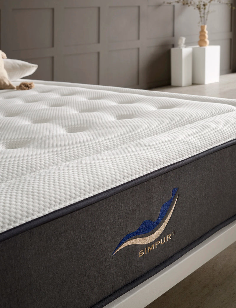 matelas hybride premium à ressorts ensachés haute durabilité et confort