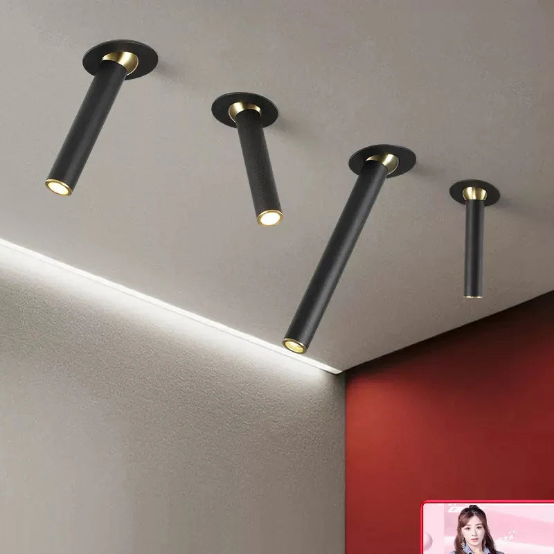 plafonnier led encastrable angle rotatif pour éclairage intérieur