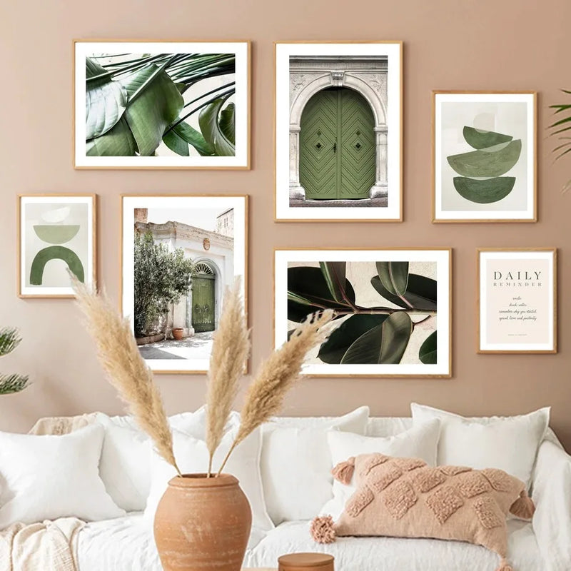 toile décorative feuilles de monstera pour intérieur