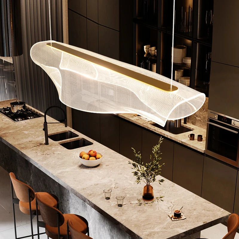 lustre led nordique moderne créatif pour restaurant et bureau