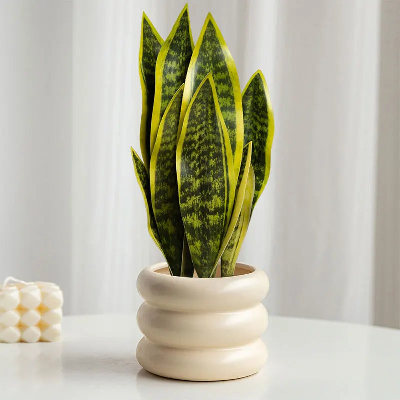 plantes artificielles sansevieria pour décoration extérieure moderne