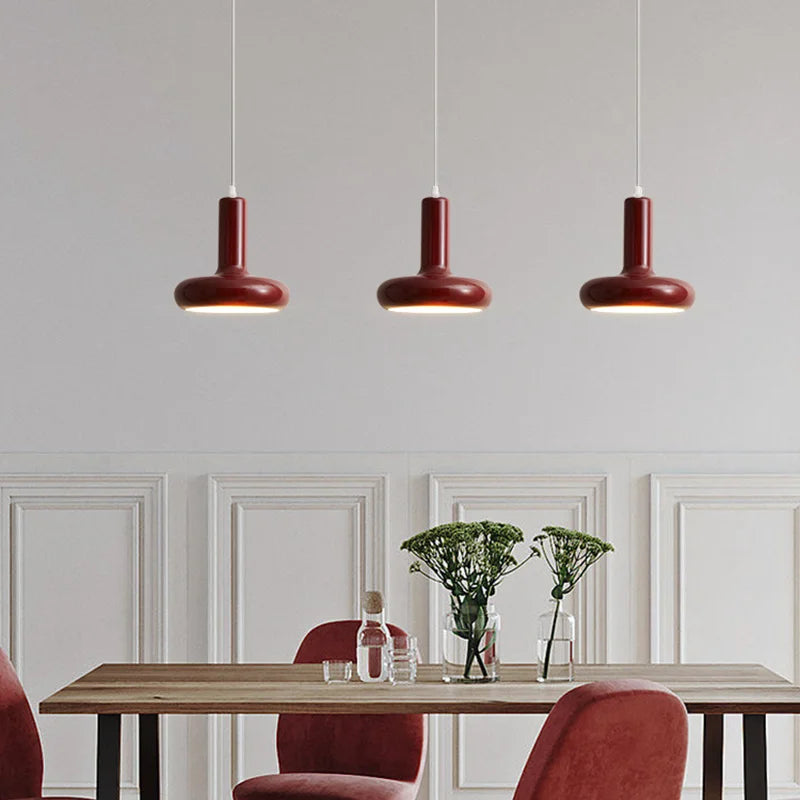 lampe led suspendue design nordique minimaliste forme disque