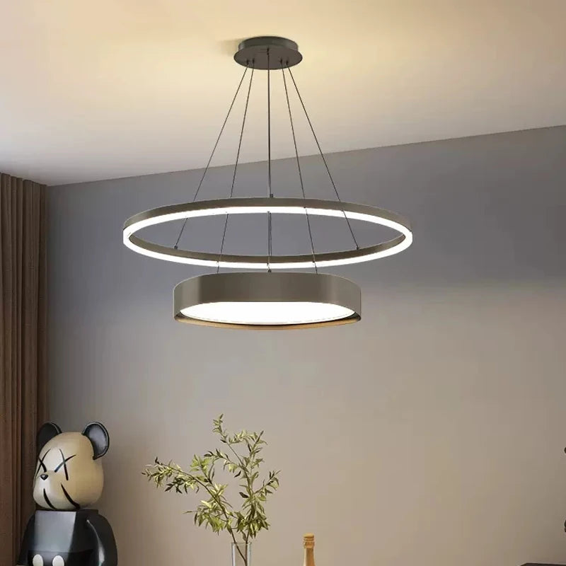 lustre moderne à led créatif pour décoration intérieure