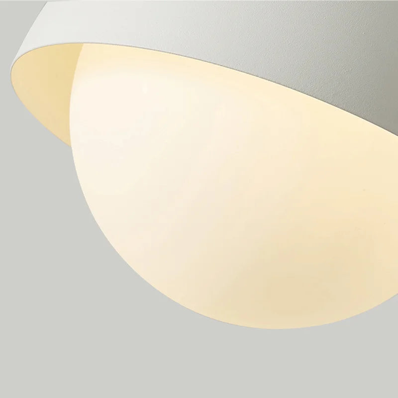 plafonnier semi-encastré led design moderne luminaire décoratif d'intérieur