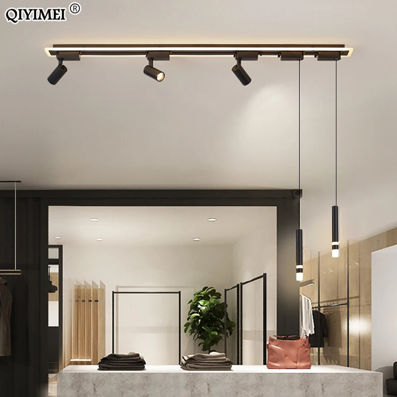 luminaire suspendu led acrylique minimaliste moderne