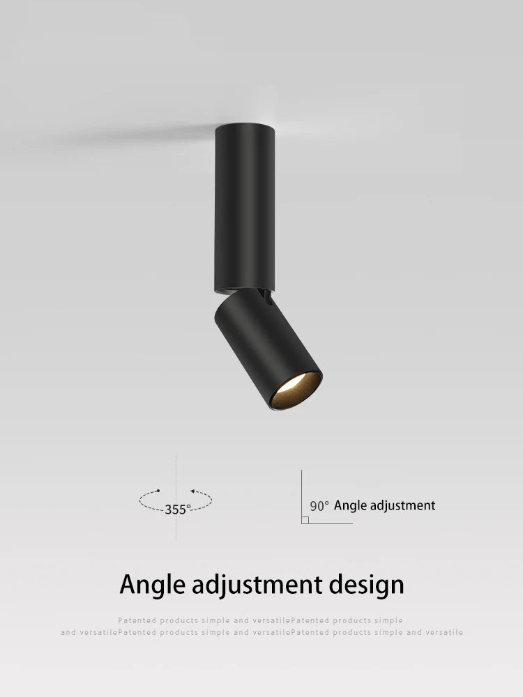 projecteurs led 	montés en surface réglables pour l'intérieur