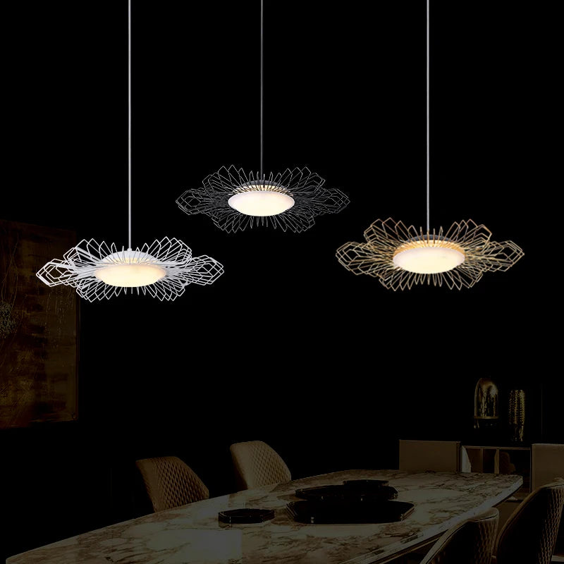 suspension design nordique ligne artistique lmap luminaire décoratif