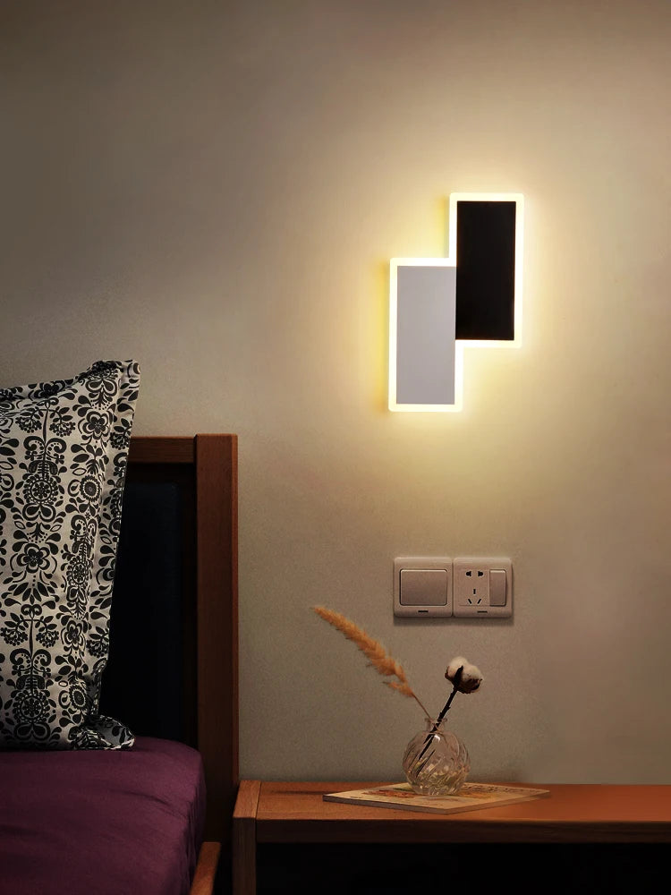 applique murale led moderne simple art décoratif luminaire