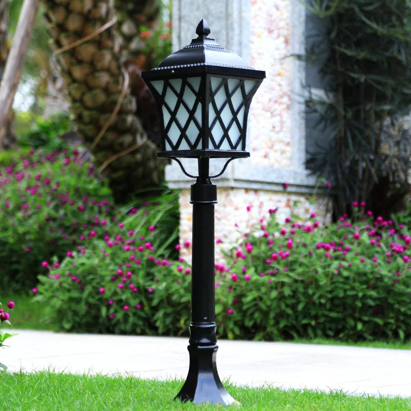 lampe de pelouse extérieure étanche style européen éclairage de jardin