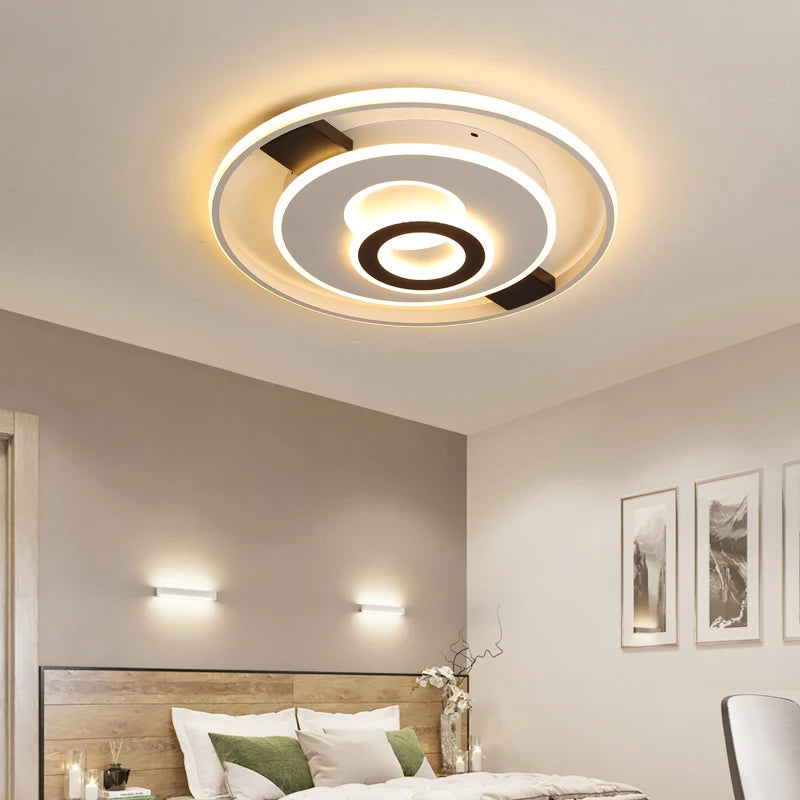 plafonnier led rond moderne pour décoration intérieure lumineuse