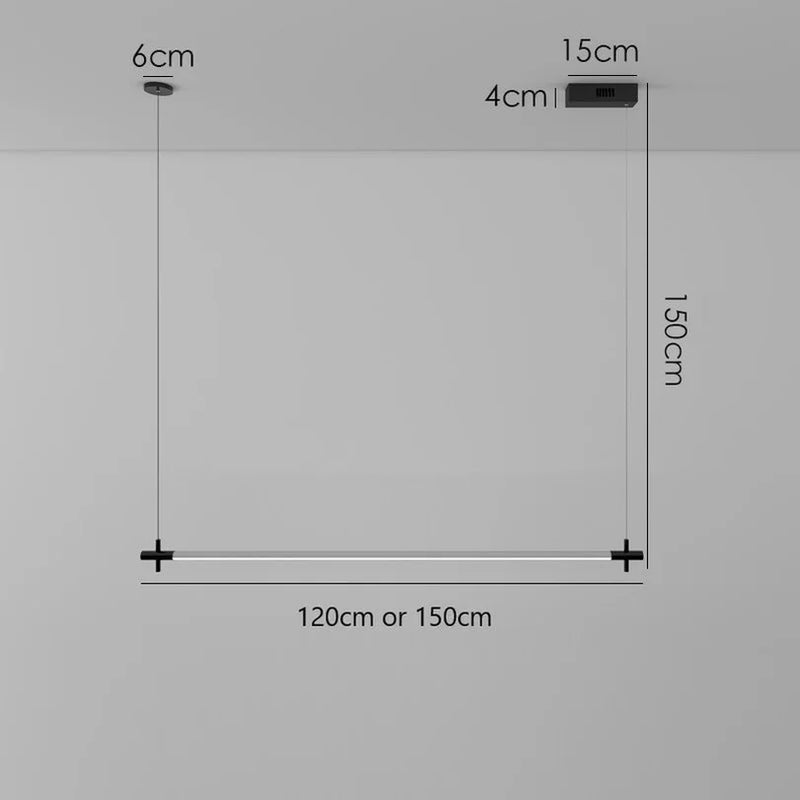 suspension led style minimaliste pour table à manger