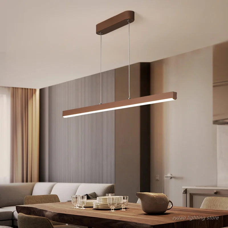 suspension moderne à led pour intérieur élégant et minimaliste