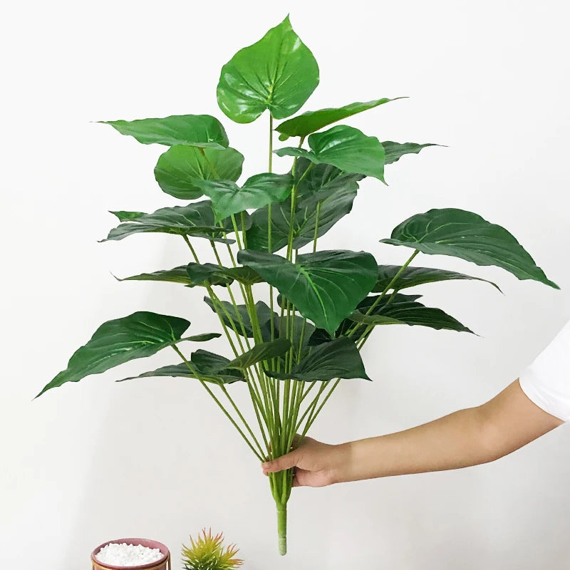 plante artificielle tropicale monstera pour décoration intérieure et extérieure