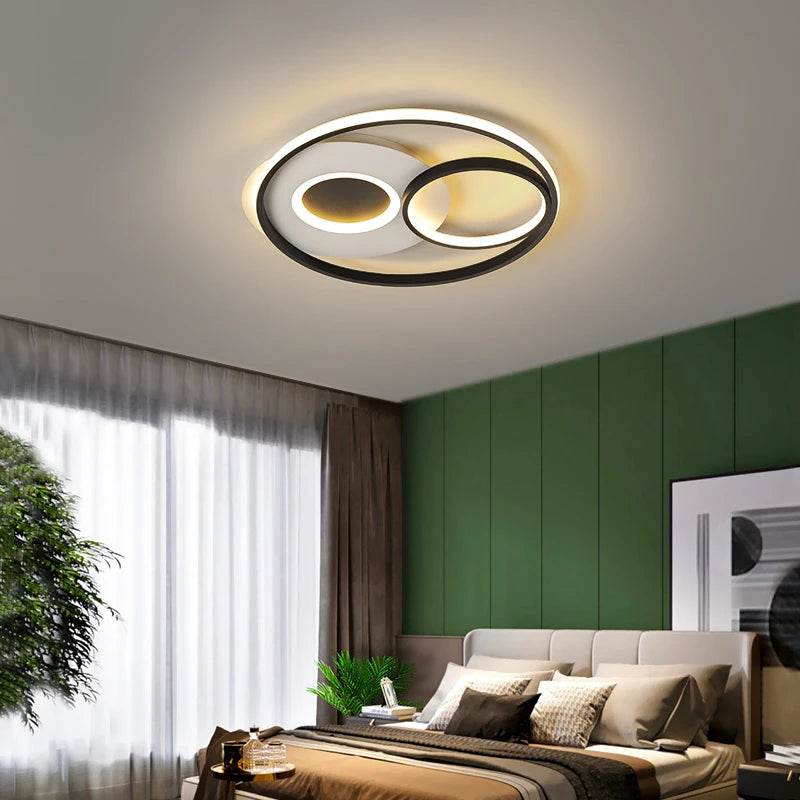 plafonnier moderne à leds ultra mince pour intérieur élégant