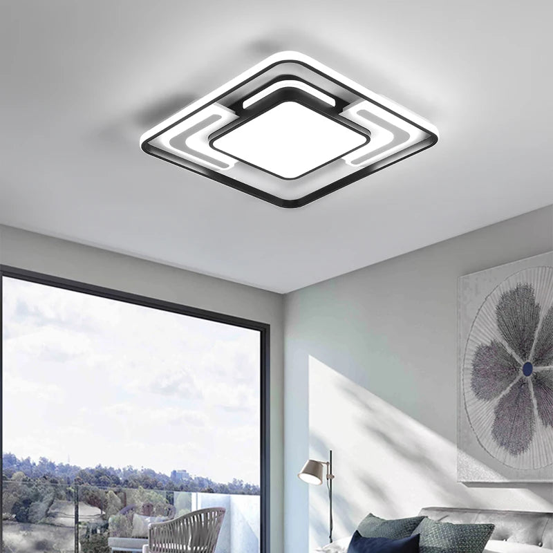 plafonnier luminaire contemporain géométrique pour éclairage intérieur