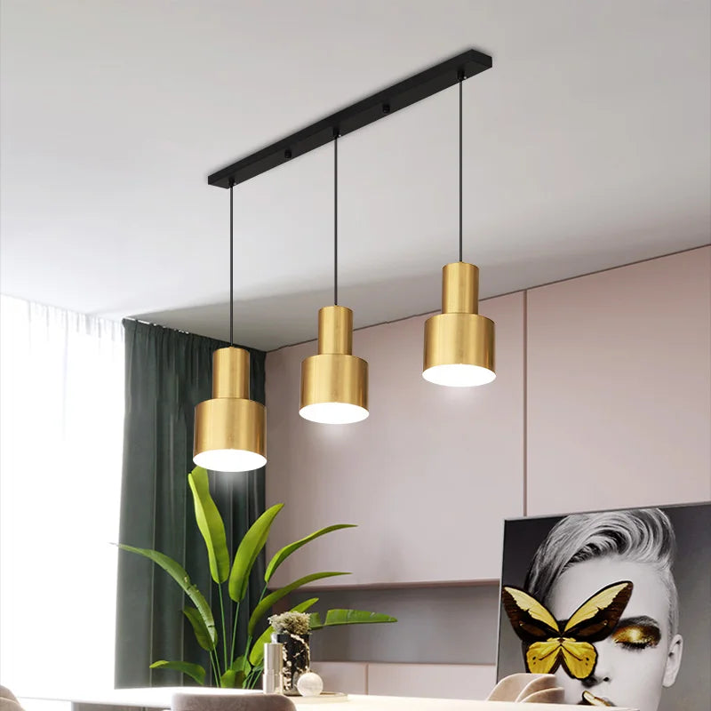 suspension led moderne pour éclairage intérieur élégant