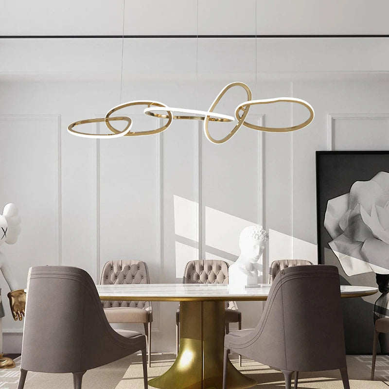 plafonnier led suspendu design moderne pour intérieur décoratif