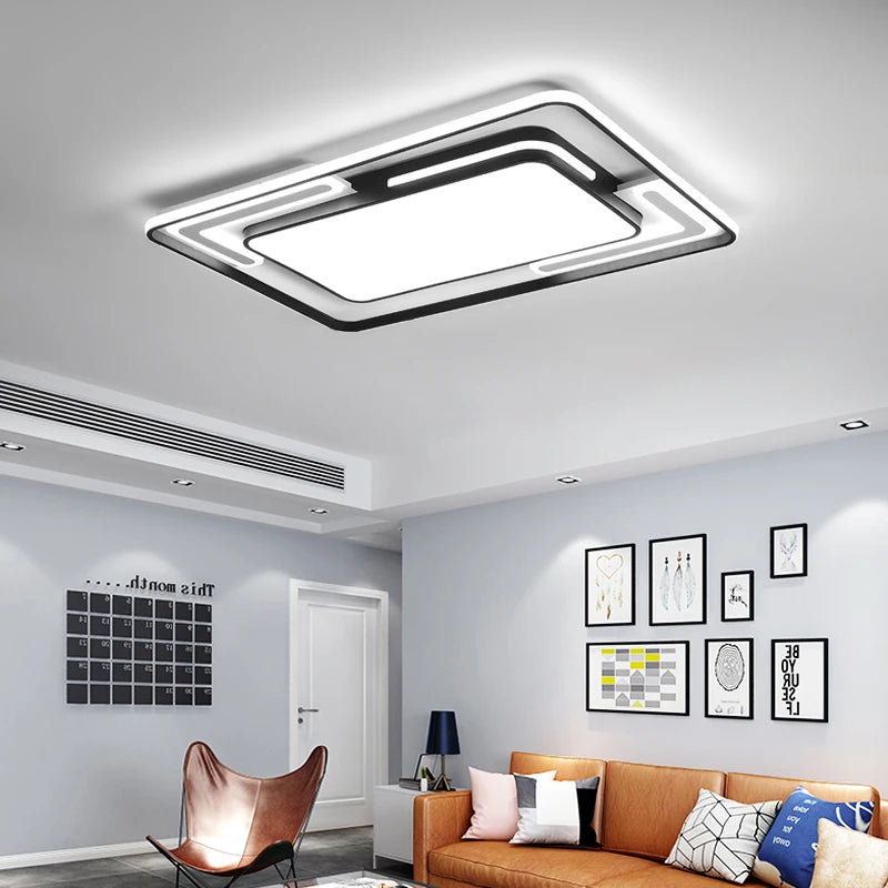 plafonnier luminaire contemporain géométrique pour éclairage intérieur