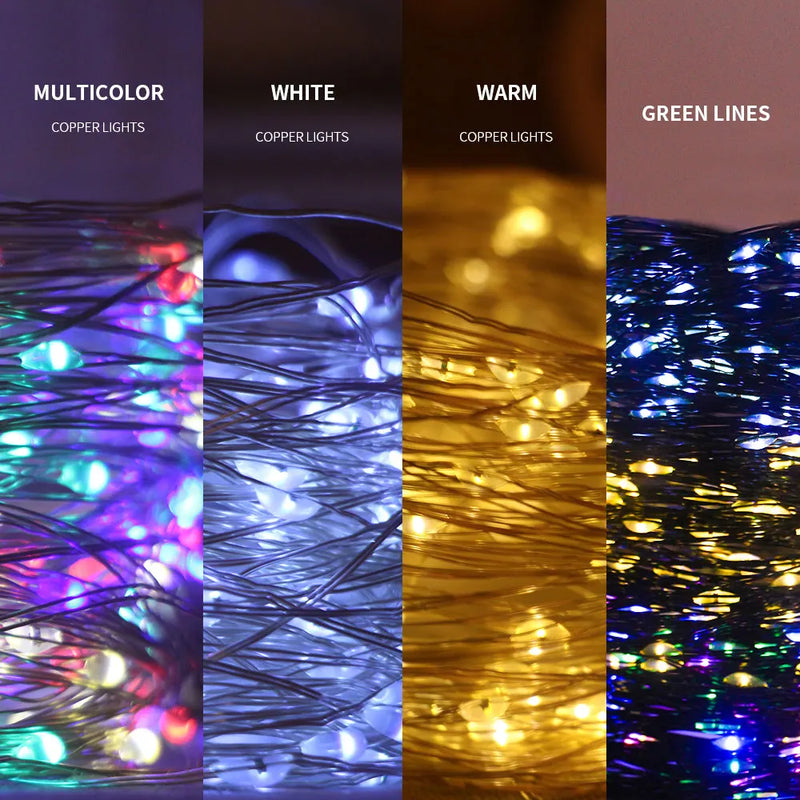 guirlande lumineuse led avec télécommande pour fêtes et mariages