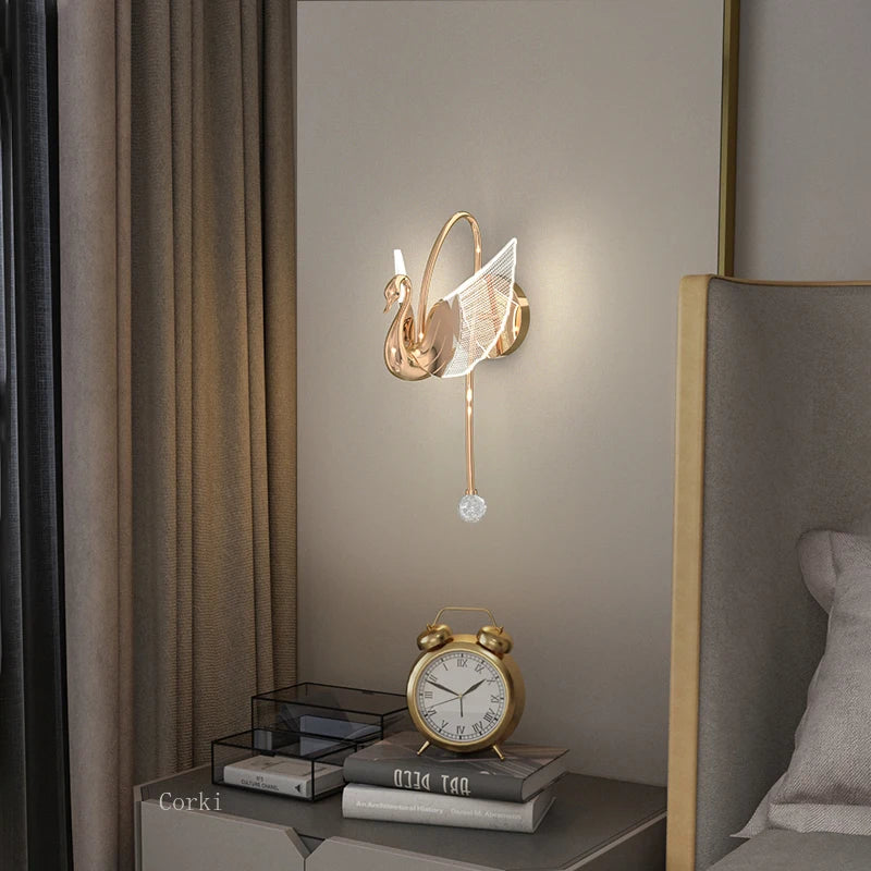 applique murale led nordique design luxe pour intérieur élégant