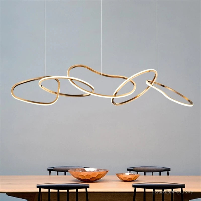 suspension design moderne pour éclairage intérieur élégant