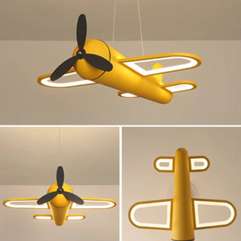 lustre led moderne en forme d'avion pour bébé garçon 2024
