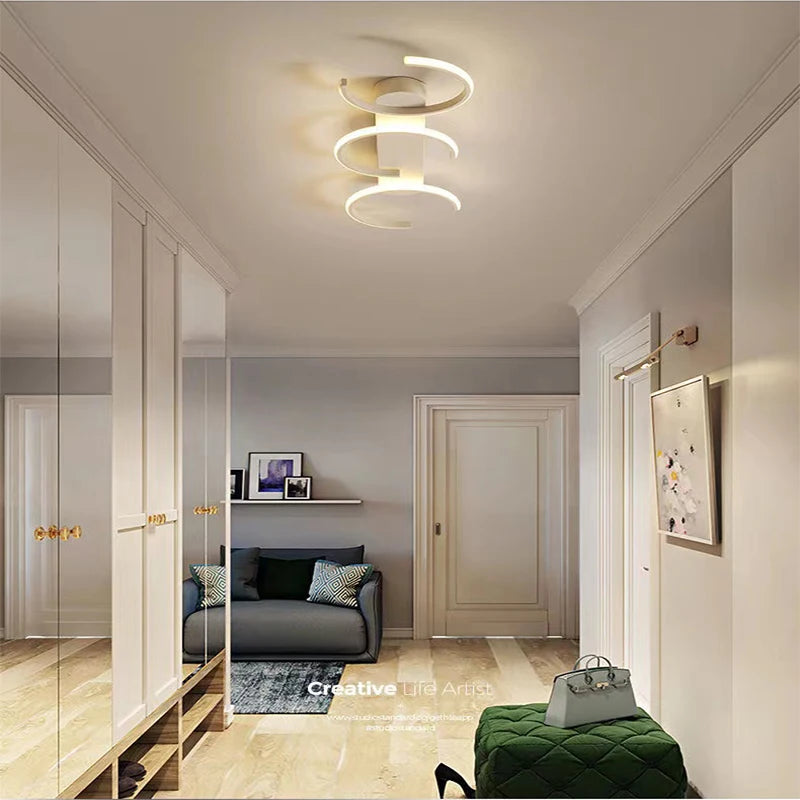 Moderne LED salon plafonnier chambre salle à manger éclairage intérieur étude couloir plafonnier lumière pour chambre lustres