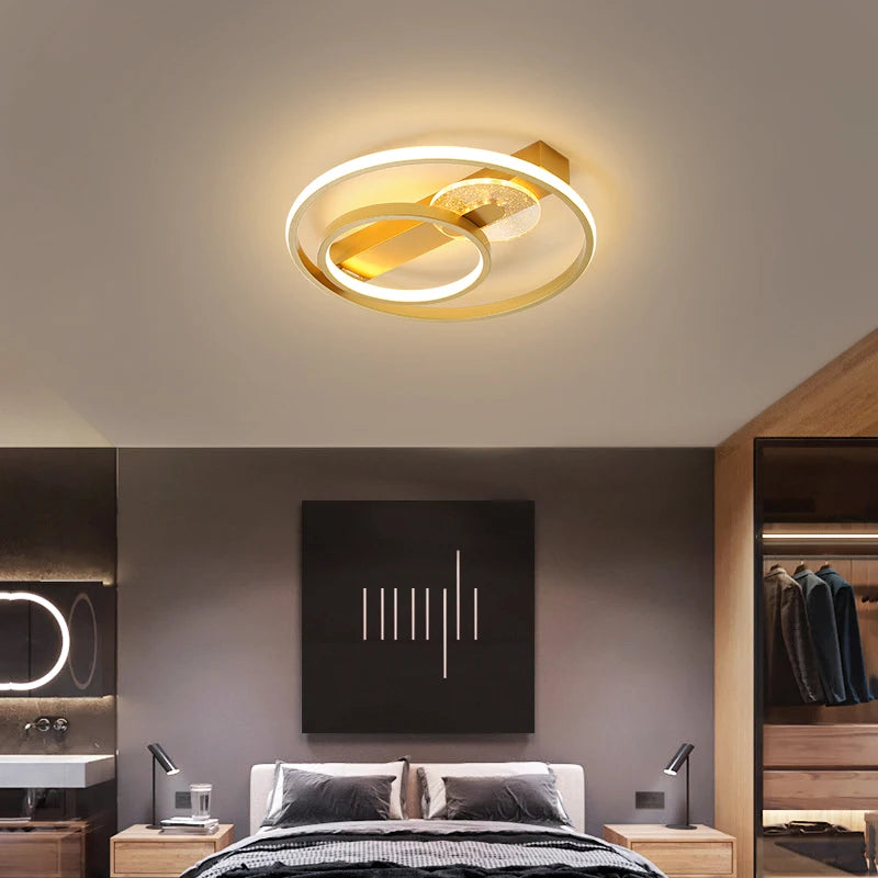 plafonnier design led rond ultra mince pour intérieur maison