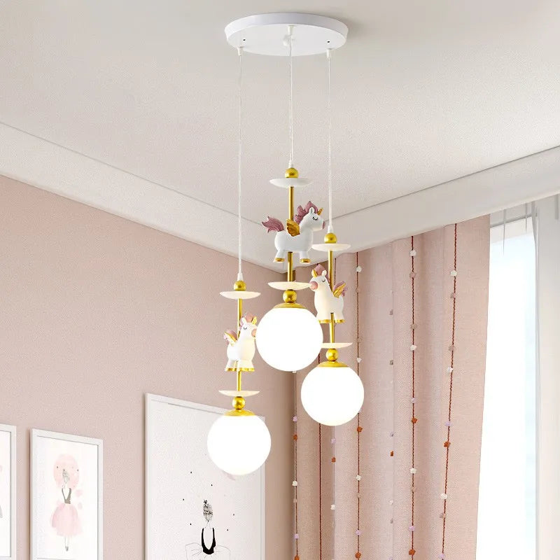 lustre moderne minimaliste nordique pour enfants