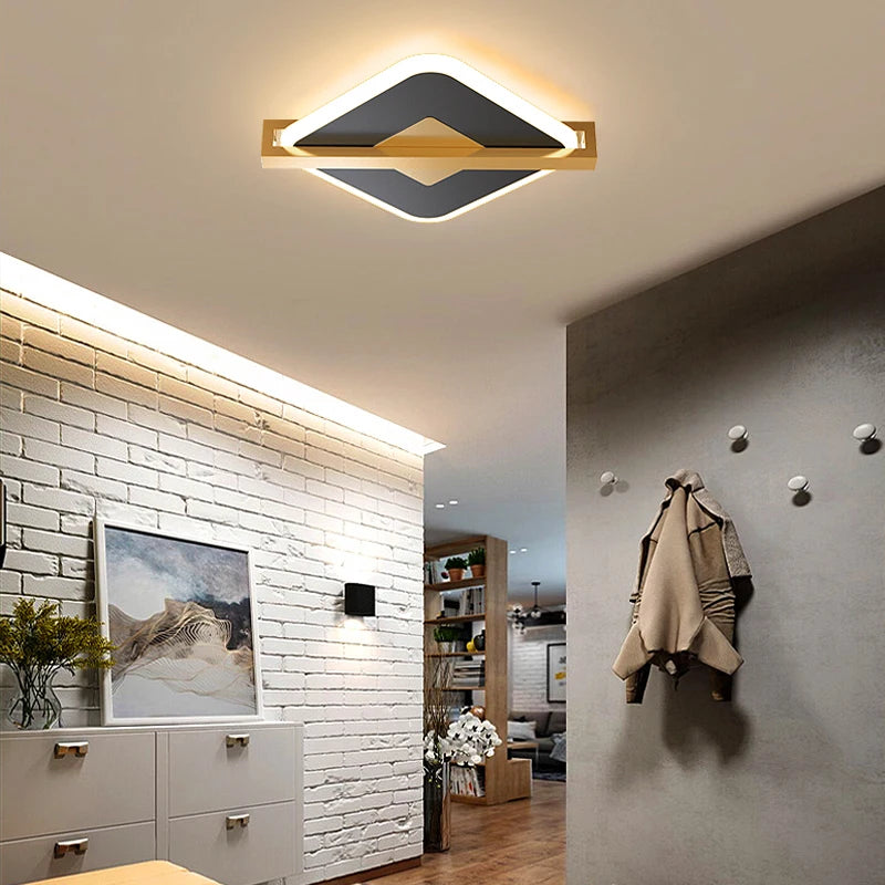 plafonnier led moderne pour éclairage intérieur style nordique