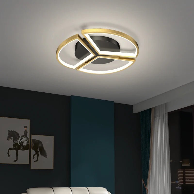 plafonnier led en aluminium éclairage décoratif pour intérieur