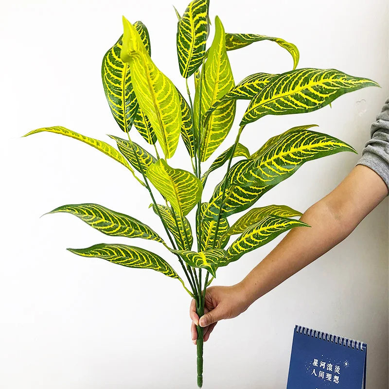 plante artificielle monstera tropicale à feuilles décoratives pour intérieur jardin