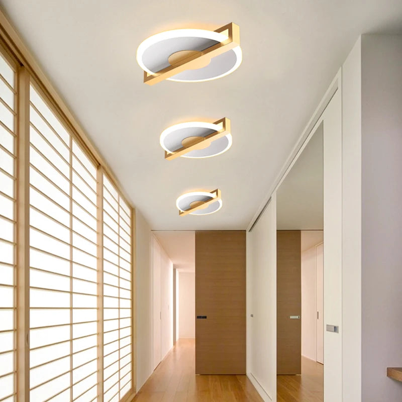 plafonnier led moderne pour éclairage intérieur style nordique