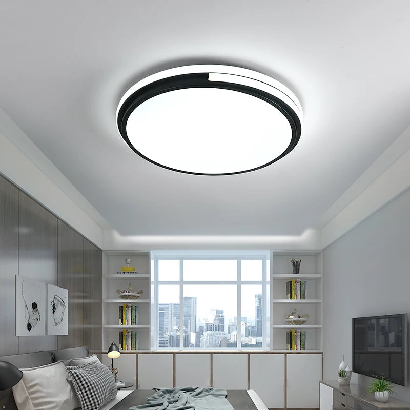 plafonnier led rond avec luminosité réglable pour intérieur