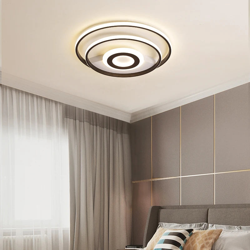 plafonnier led rond design moderne pour un éclairage intérieur décoratif