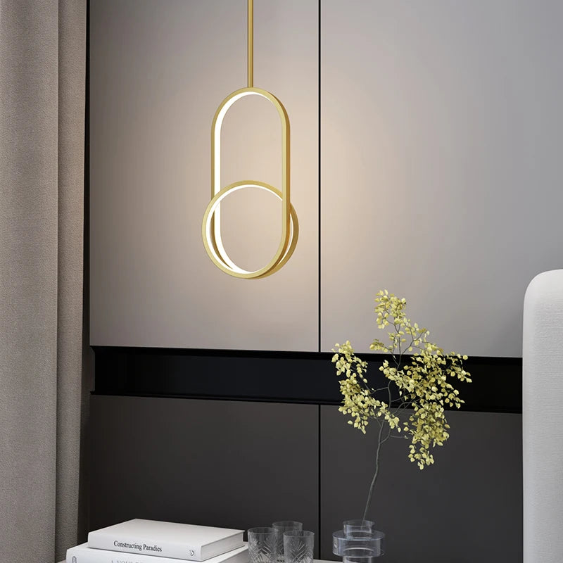 lampe de chevet suspendue style moderne minimaliste nordique
