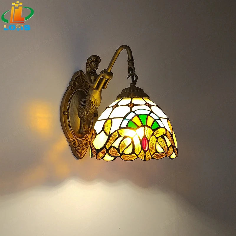 applique murale led de style baroque européen éclairage décoratif intérieur