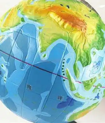 modèle de globe tridimensionnel pour l'enseignement de la géographie