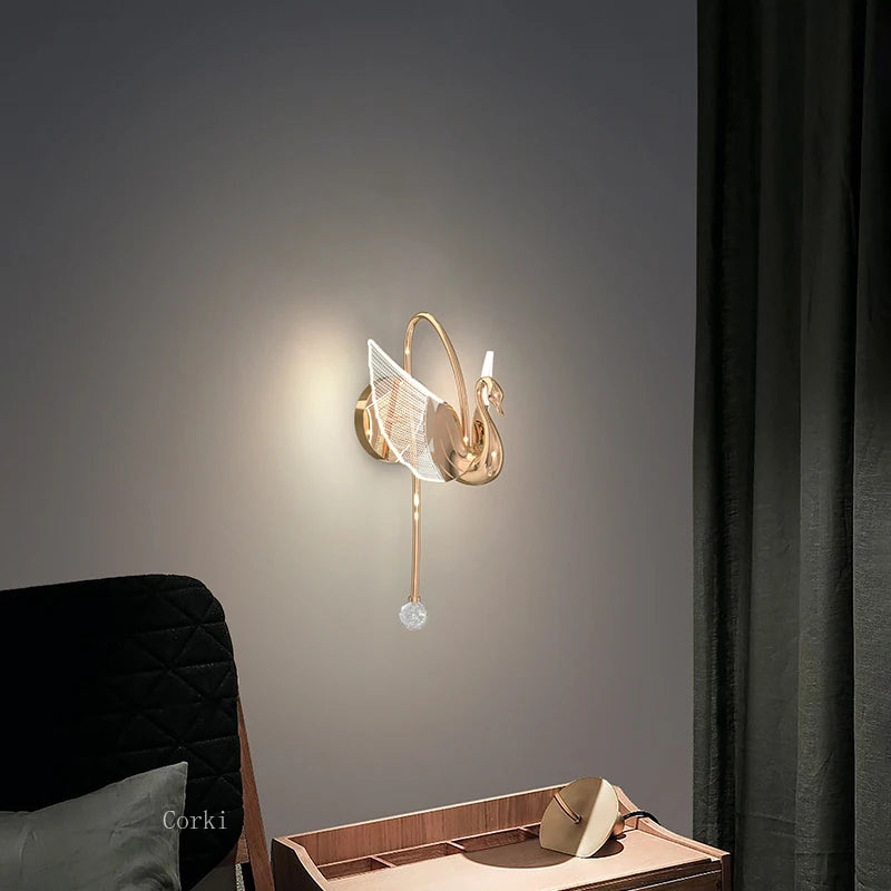 applique murale led nordique design luxe pour intérieur élégant