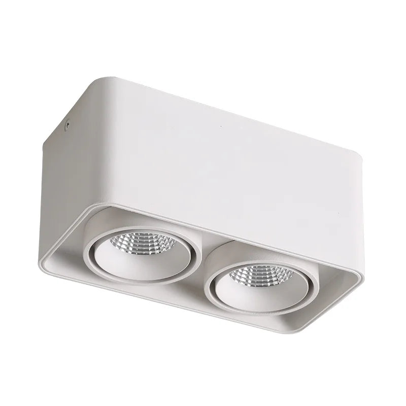 saiyo spot led carré surface réglable pour magasin de cuisine