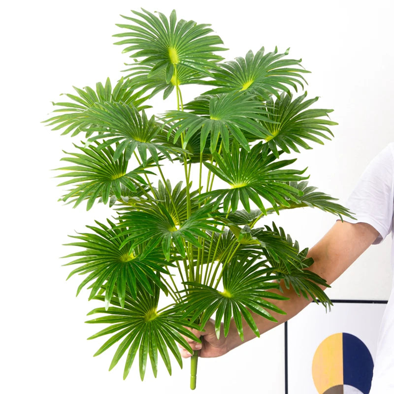 plantes artificielles tropicales grand faux arbre monstera en plastique