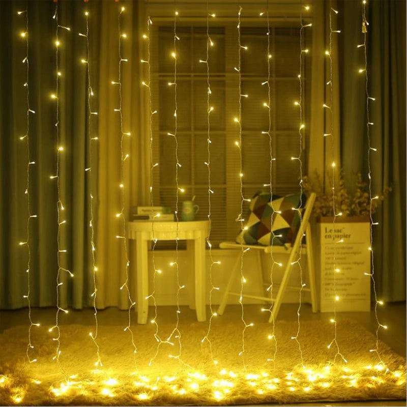 guirlande lumineuse led avec télécommande pour décorations de fête