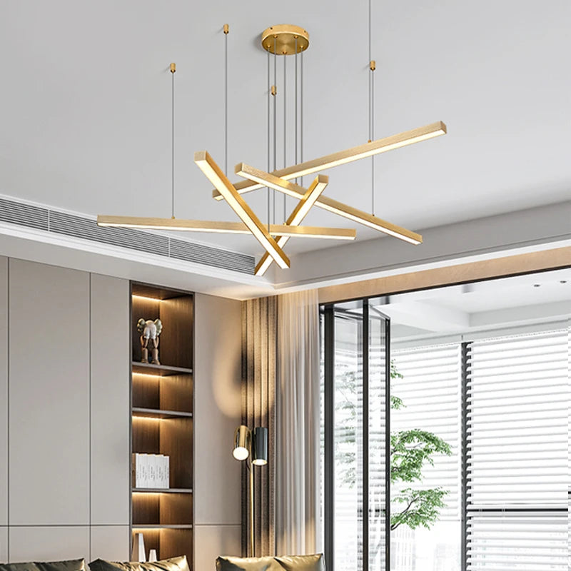 lustre moderne minimaliste pour une ambiance chaleureuse et design