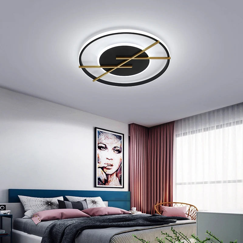 plafonnier led rond moderne pour décoration intérieure lumineuse