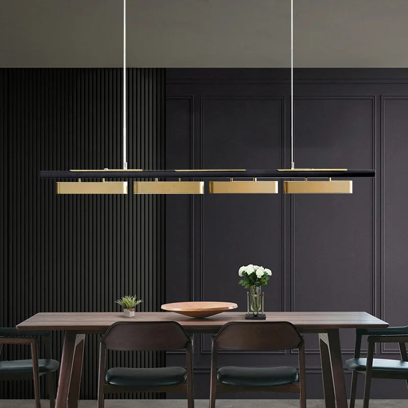 lustre moderne minimaliste design nordique créatif pour espace luxe